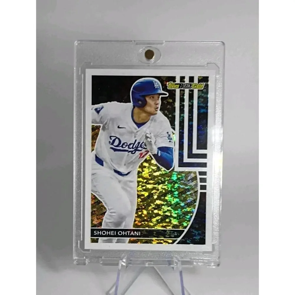 Shohei Ohtani #BG-1 Topps Black Gold REFRACTOR 2024 Topps Update Series - Picture 3 of 8